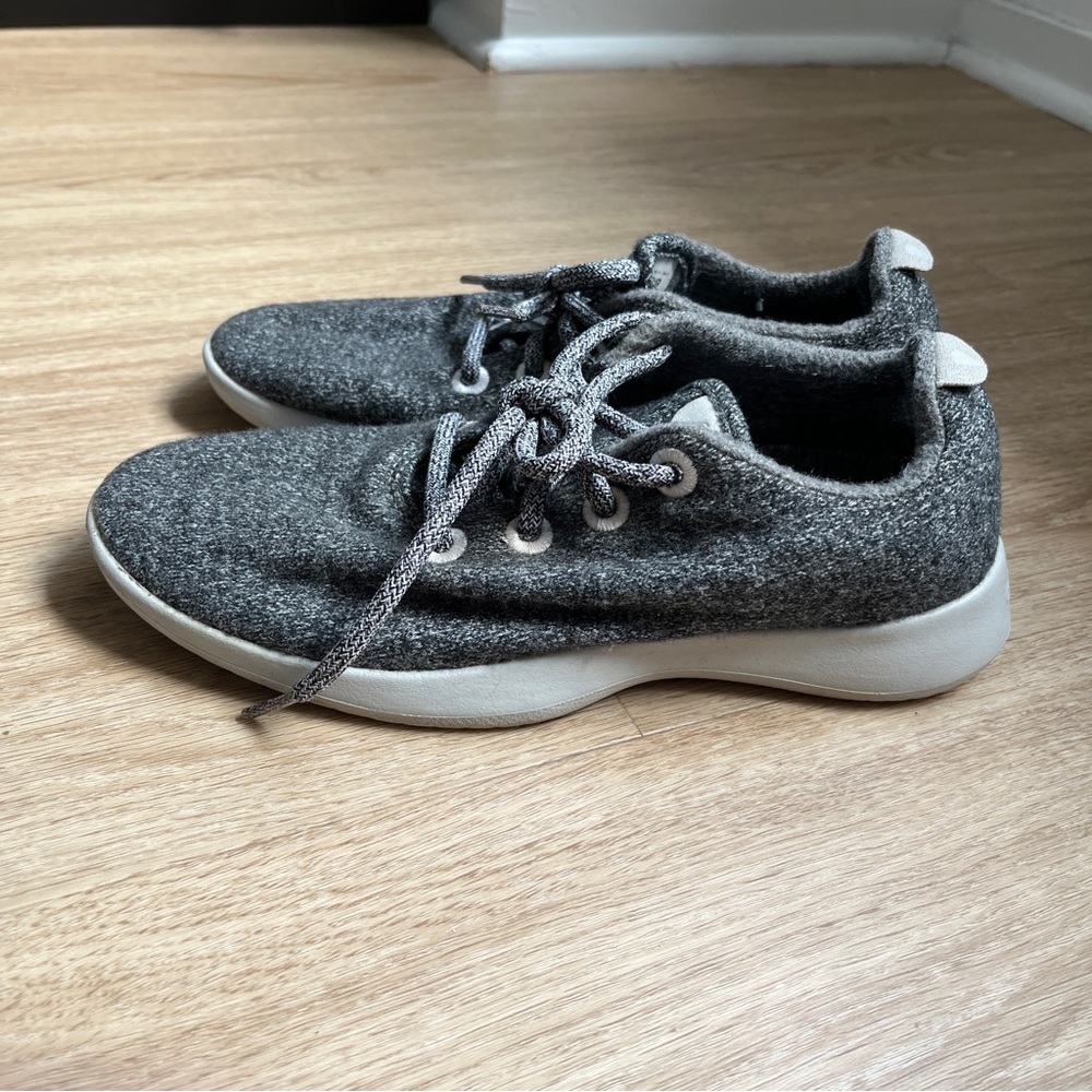 Allbirds Wool Runners Sneakers Women Size 9 Heather Gray
